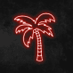 Palme LED-Neonschild für Wohnzimmer und Bar