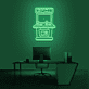 Arcade-Spielautomat LED-Neonschild Gamingzimmer Büro