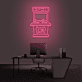 Arcade-Spielautomat LED-Neonschild Gamingzimmer Büro