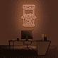 Arcade-Spielautomat LED-Neonschild Gamingzimmer Büro