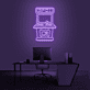 Arcade-Spielautomat LED-Neonschild Gamingzimmer Büro
