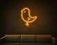 Vogel Silhouette LED-Neonschild Wohnzimmer Cafe