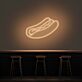 Hotdog LED-Neonschild für Imbiss und Bar