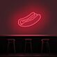 Hotdog LED-Neonschild für Imbiss und Bar
