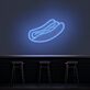 Hotdog LED-Neonschild für Imbiss und Bar