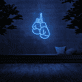 Boxhandschuhe LED-Neonschild für Fitnessstudio Sportbar