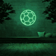 Fußball LED-Neonschild für Wohnzimmer und Sportbar