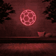 Fußball LED-Neonschild für Wohnzimmer und Sportbar