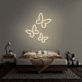 Schmetterlinge LED-Neonschild Schlafzimmer Wohnzimmer