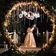 Mr & Mrs LED-Neonschild Hochzeit Fotohintergrund
