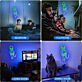 Außerirdischer mit Katze LED-Neonschild für Wohnzimmer oder Bar