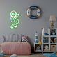 Frosch im Astronautenanzug LED-Neonschild für Kinderzimmer