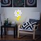 Gänseblümchen LED-Neonschild für Wohnzimmer und Home Office