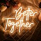 Better Together LED-Neonschild für Hochzeit Outdoor