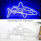 Hai LED-Neonschild für Aquarium und Meeresthema