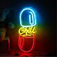 Chill Kapsel LED-Neonschild für Lounge und Wohnzimmer