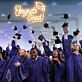 Congrats Grad! LED-Neonschild für Abschlussfeier Schule
