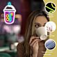 Bubble Tea Becher LED-Neonschild für Café Bar