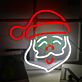 Weihnachtsmannkopf LED-Neonschild für Wohnzimmer Weihnachtsdeko