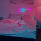 HO HO NH2 LED-Neonschild Wohnzimmer Büro