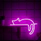 schlafende Katze LED-Neonschild für Kinderzimmer und Schlafbereich