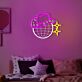 Cowboyhut auf Disco-Kugel LED-Neonschild für Bar Club