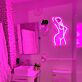 Umriss einer Frau LED-Neonschild Schlafzimmer Wohnzimmer