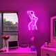 Umriss einer Frau LED-Neonschild Schlafzimmer Wohnzimmer