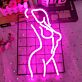 Umriss einer Frau LED-Neonschild Schlafzimmer Wohnzimmer