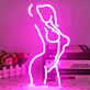 Umriss einer Frau LED-Neonschild Schlafzimmer Wohnzimmer