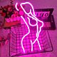Umriss einer Frau LED-Neonschild Schlafzimmer Wohnzimmer
