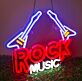 ROCK MUSIC LED-Neonschild für Musikzimmer und Wohnzimmer