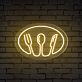 Besteck Symbol mit Gabel Löffel Messer LED-Neonschild für Restaurant Küche
