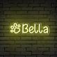 Bella LED-Neonschild für Haustierbereich Wohnzimmer