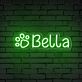 Bella LED-Neonschild für Haustierbereich Wohnzimmer