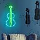 Geige LED-Neonschild Musikstudio Wohnzimmer