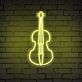 Geige LED-Neonschild Musikstudio Wohnzimmer
