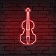 Bring a symphonic ambiance to your living space, music studio, or next event with the Cello Music Neon Sign.