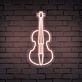 Bring a symphonic ambiance to your living space, music studio, or next event with the Cello Music Neon Sign.