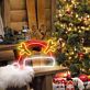 Weihnachtsmütze mit Rentiergeweih LED-Neonschild für Wohnzimmer Weihnachtsdeko
