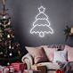 Weihnachtsbaum LED-Neonschild für Wohnzimmer und Weihnachten