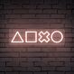 Spielkonsolen Steuerungssymbole LED-Neonschild Gamingzimmer Wohnzimmer