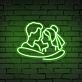 Brautpaar Umarmung LED-Neonschild für Hochzeit Fotohintergrund