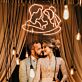 Brautpaar Umarmung LED-Neonschild für Hochzeit Fotohintergrund