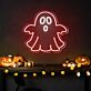 Geist LED-Neonschild für Halloween Party