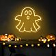 Geist LED-Neonschild für Halloween Party