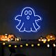 Geist LED-Neonschild für Halloween Party
