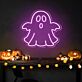 Geist LED-Neonschild für Halloween Party