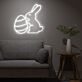 Brighten Up Your Easter Celebrations and Kids' Rooms with the Easter Eggs Bunny Cute Neon Sign.