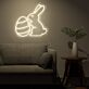 Osterhase mit Osterei LED-Neonschild Wohnzimmer Osterdekoration